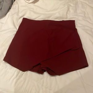 Maroon Skirt